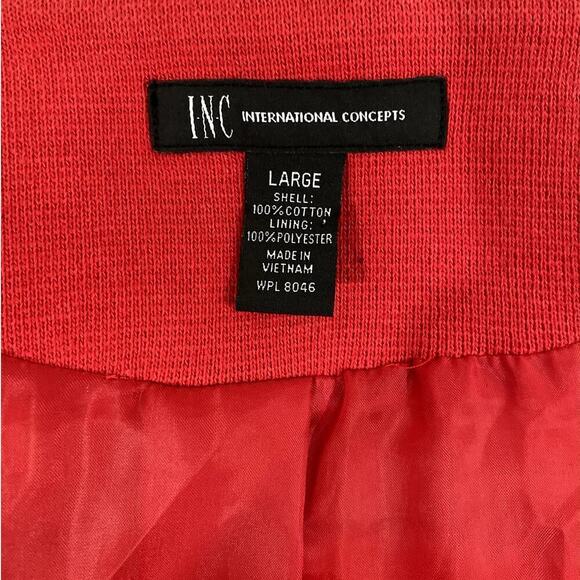 Inc. International Concepts Red Bell Sleeve Coat- Size L (EUC) - Picture 8 of 8